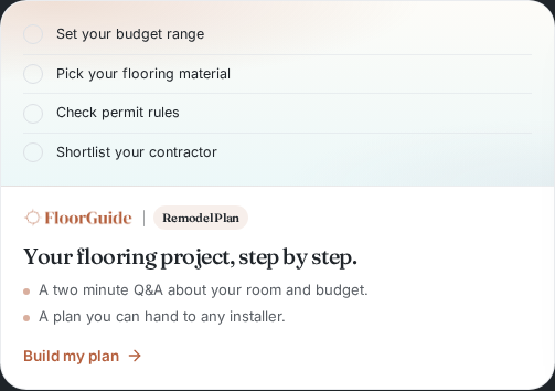 FloorGuide.app Flooring Plan